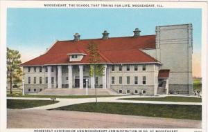 Illinois Mooseheart Roosevelt Auditorium and Administration Building Curteich