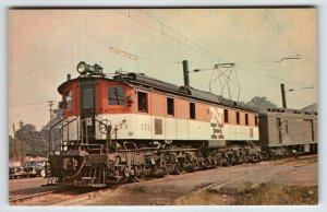 Railroad Postcard Train Railway Locomotive 322 New Haven Danbury Conn  Chrome NH