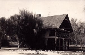 RPPC Real Photo Postcard - De Leon Springs, Florida - 1951 - Spanish Sugar Mill