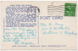 13191 Canal Street by Night, New Orleans, Louisana