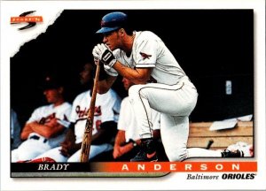 1996 Score Baseball Card Brady Anderson Baltimore Orioles sk20731