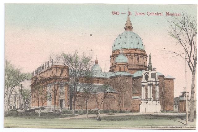 Montreal Canada Postcard St. James Cathedral PPC 1908