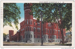 Exterior, State Armory, Schenectady,  New York, PU_1934