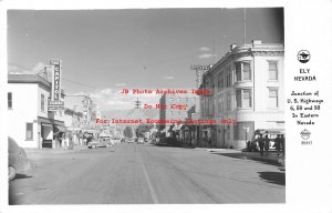 NV, Ely, Nevada, RPPC, Junction Of Highways 6, 50 & 93, Frashers Photo No F6557