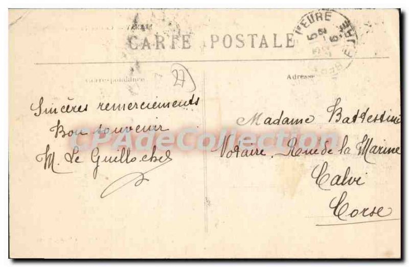 Postcard Old Barracks Bernay Turreau