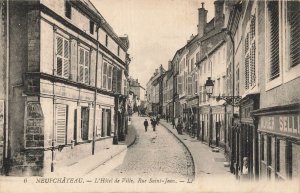 Neufchateau Vosges FRANCE~L'Hotel de Ville, Rue St Jean~PHOTO POSTCARD