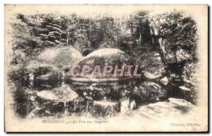 Old Postcard Huelgoat Trou aux Boars