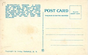 NY - New York City. Manhattan Bridge