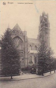 Belgium Bruges Cathedrale Saint Sauveur 1920