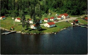 Vtg Goose Bay Camp on Lake Lac Seul Ear Falls Ontario Canada Postcard