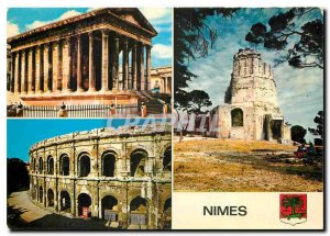 Modern Postcard Nimes Gard Ancient Rome La Maison Carree Ls Arenes La Tour Magne