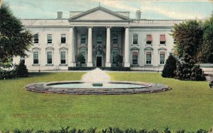 USA Washington D.C White House Vintage Postcard 07.39