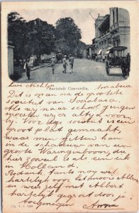 Indonesia Societeit Concordia Weltevreden Jakarta Vintage Postcard C074