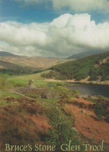 Bruce's Stone Glen Trool Scottish Postcard