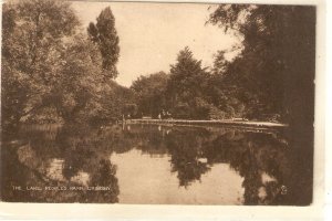 The Lake. People's Park. Crimbsby Tuck Photogravure  Series PC # 2102