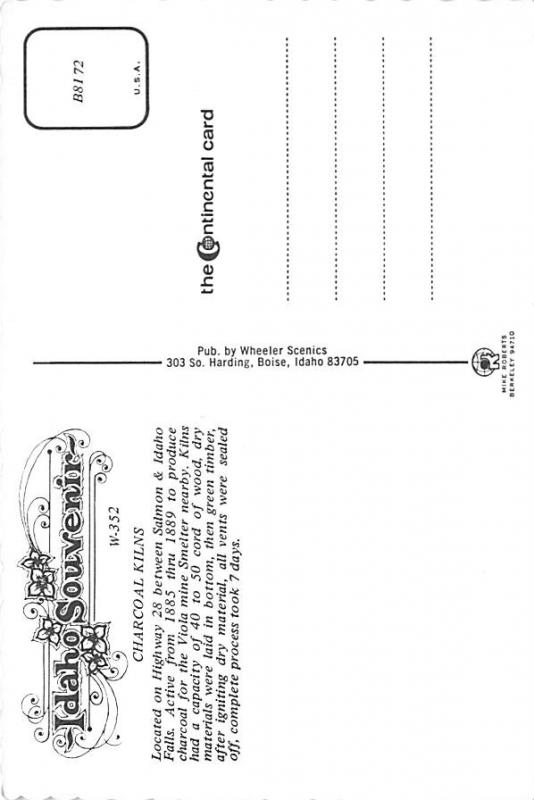 Charcoal Kilns - Idaho