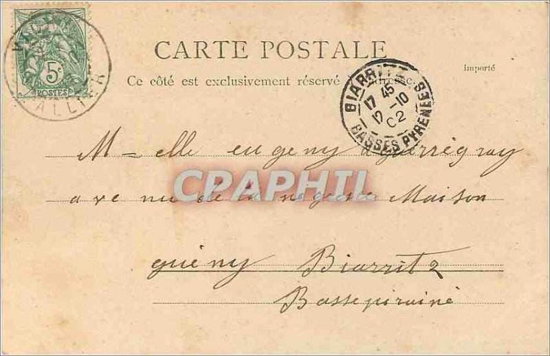 Old Postcard Chateau de Maulmont (map 1900)