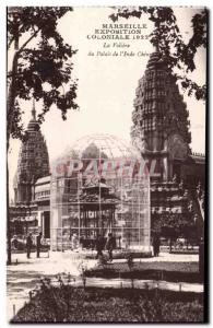 Old Postcard Marseilles Colonial Exhibition 1922 voliere the palace of the & ...