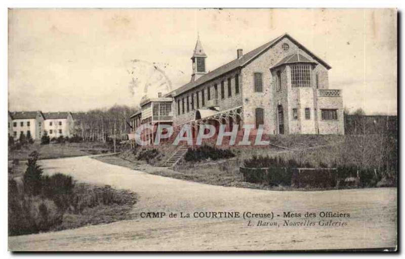 Old Postcard Camp of Courtine Mess