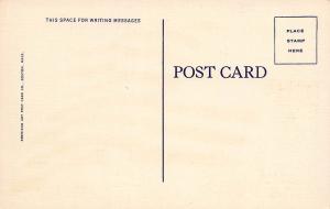 Post Office, Lowell, Massachusetts, early linen postcard, unused