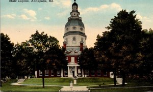 Maryland Annapolis State Capitol Building Curteich