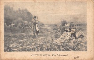 A911 Souvenir de Waterloo C'est l'Empereur Napoleonic Battle postcard
