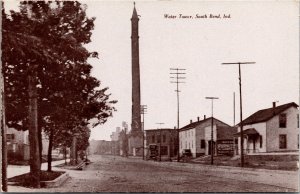 Postcard Water Tower in South Bend, Indiana~132758