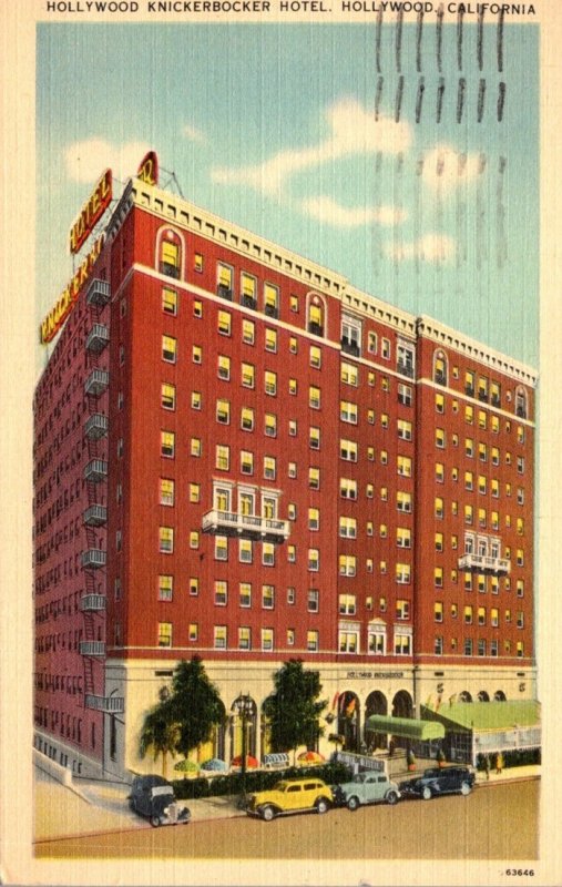 California Hollywood The Hollywood Knickerbocker Hotel 1940