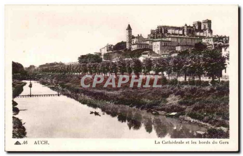 Auch - The Cathedral - Edges of the Gers - Old Postcard