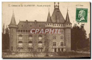 Old Postcard Chateau La Clayette Main Facade