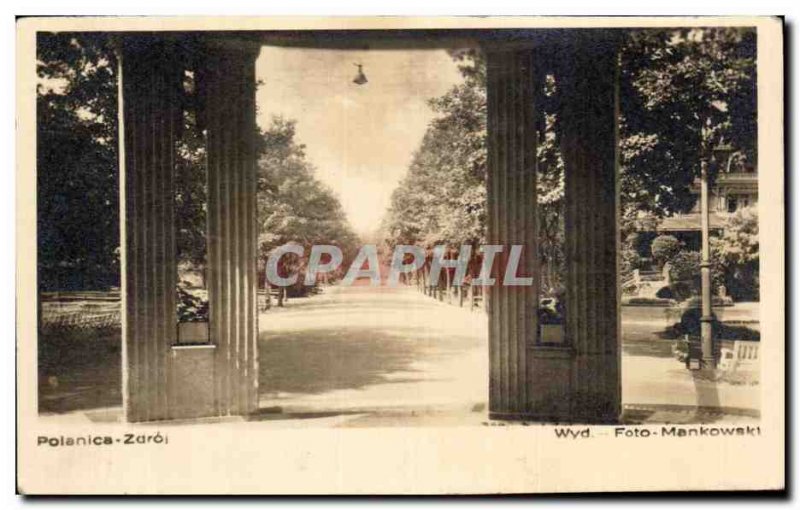 Old Postcard Polanica Zarol Poland Poland polska