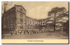 Old Postcard Facade of the boarding school