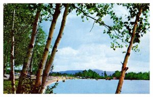 Postcard PANORAMIC SCENE Tupper Lake New York NY AP0867