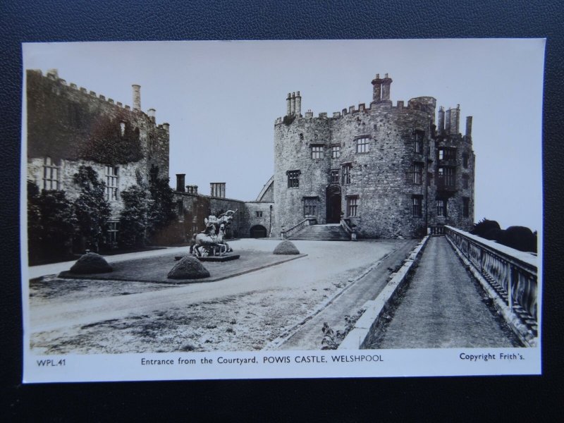 Wales Powys WELSHPOOL Powis Castle Entrance Courtyard - Old RP Postcard by Frith
