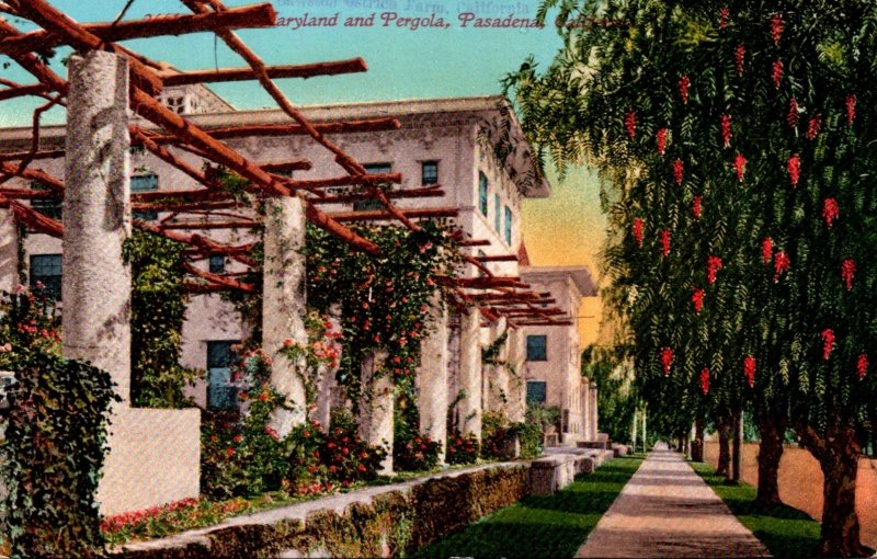 California Pasadena Hotel Maryland and Pergola