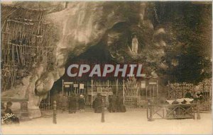 Old Postcard Lourdes Grotto Htes Pyrenees