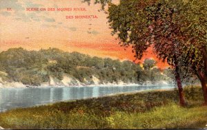 Iowa Des Moines Scene On The Des Moines River 1909