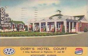 Alabama Montgomery Dobys Hotel Court