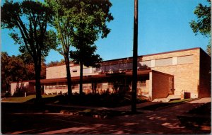 Vtg Wisconsin State University Physical Education Building Oshkosh WI Postcard