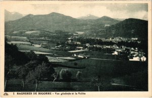 CPA BAGNERES-de-BIGORRE - Vue générale et la Vallée (110605)