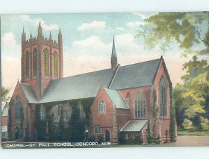 Pre-1907 CHURCH SCENE Concord New Hampshire NH AD2209