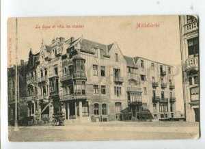 3108843 Belgium MIDDELKERKE La digue et villa les oiseaux Old