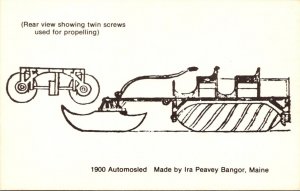 Maine 1900 Automosled Made By Ira Peavey Of Bangor