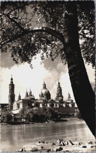 Spain Zaragoza Cathedral-Basilica of Our Lady of the Pillar Vintage RPPC C050