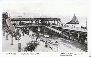 Yorkshire Postcard - Old Hull - Victoria Pier c1900 - Pamlin Prints - Ref.2218