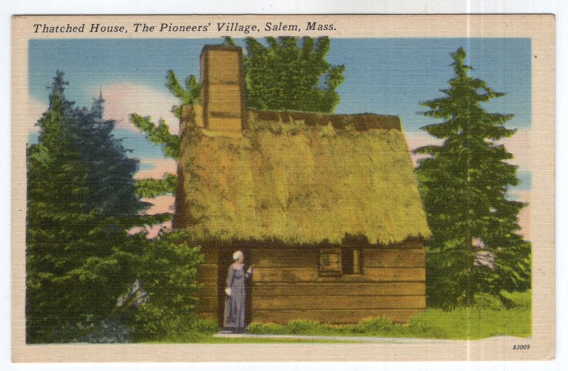 Salem, Mass, Thatched House, The Pioneers' Village