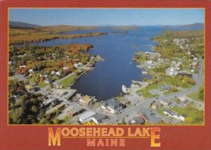 Maine Moosehead Lake Aerial View