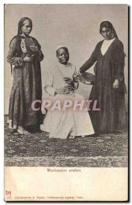 Old Postcard Folklore Arabic Musicians