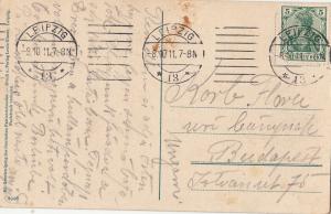 Germany Leipzig memorial early postcard 1911