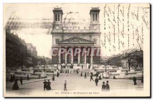 Old Postcard Paris St Vincent de Paul